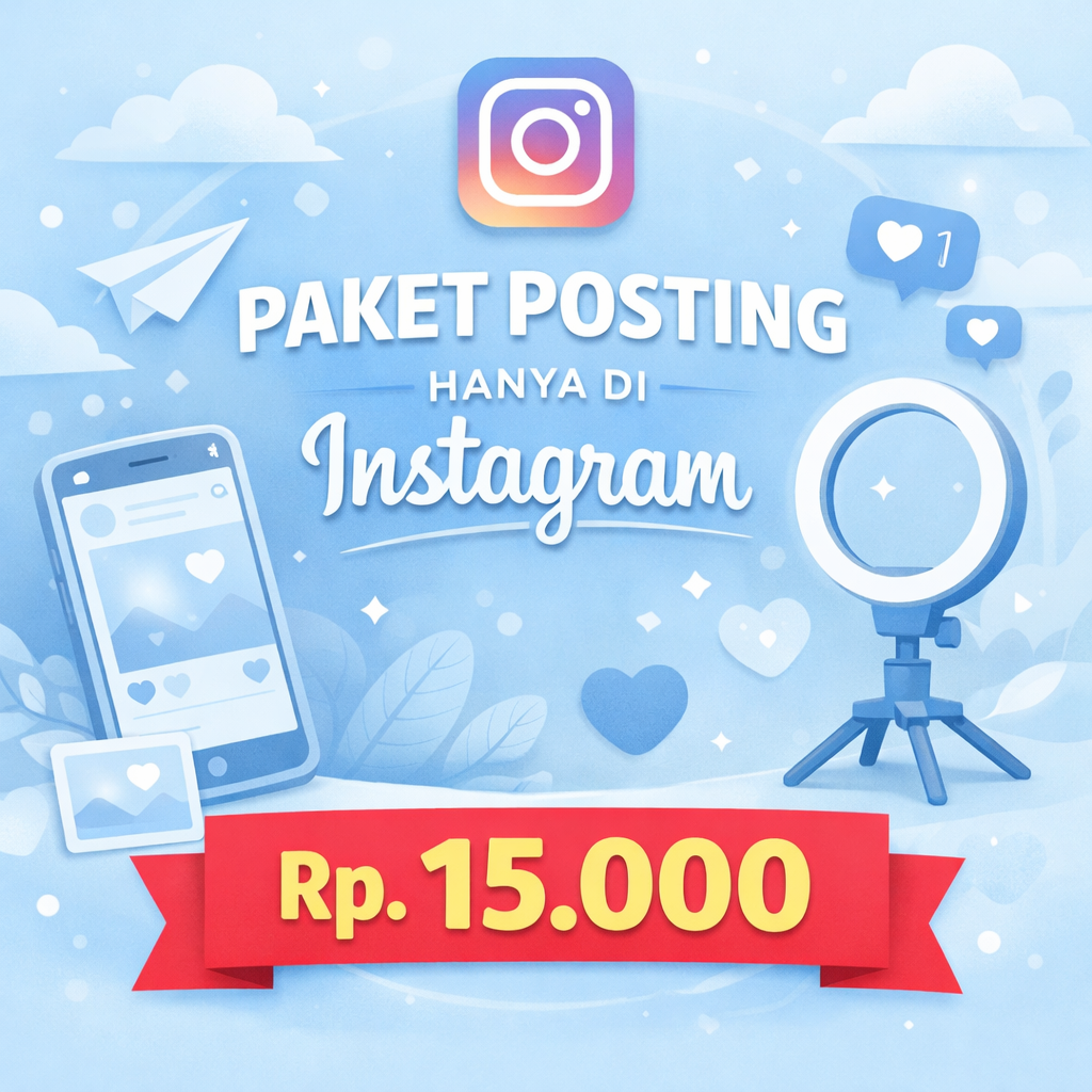 paket posting instagram saja di lokergurudimedan